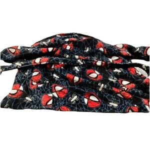 Marvel Spider-Man Boys Robe 3T 100% Polyester Black Red Superhero